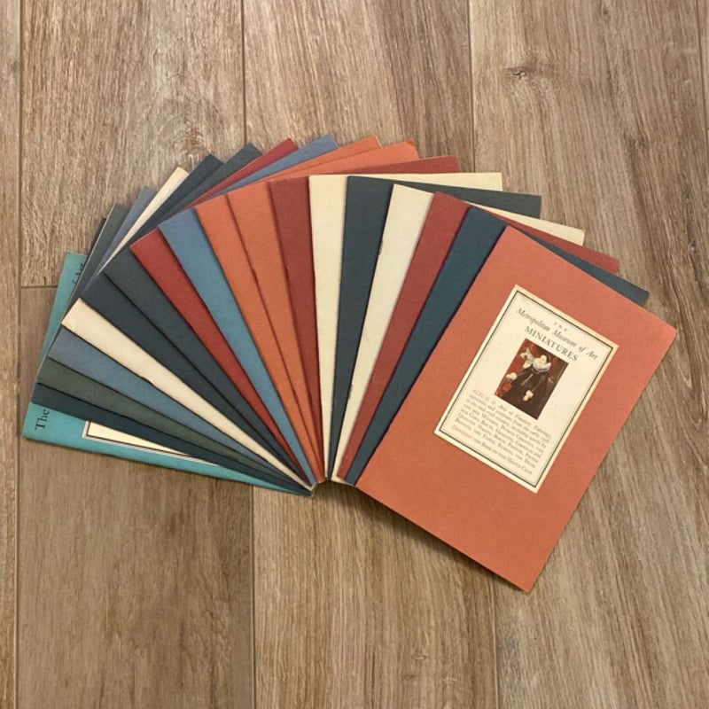 Vintage 1949-1951 The Metropolitan Museum of Art Miniatures Album Books