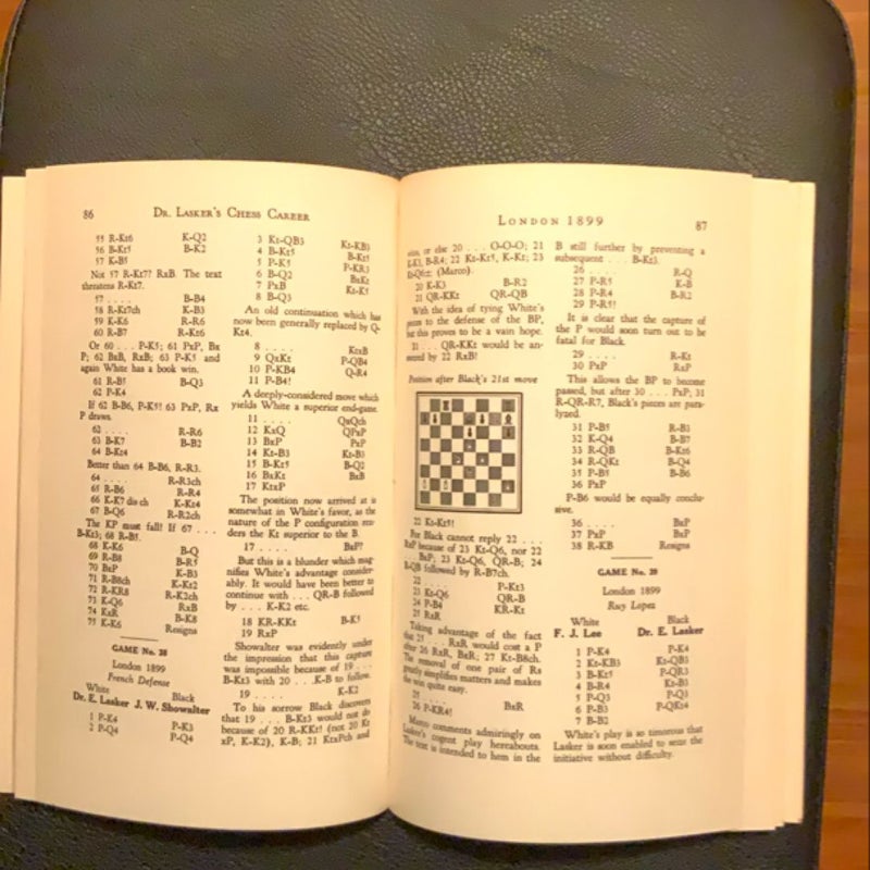 Lasker’s Greatest Chess Games 