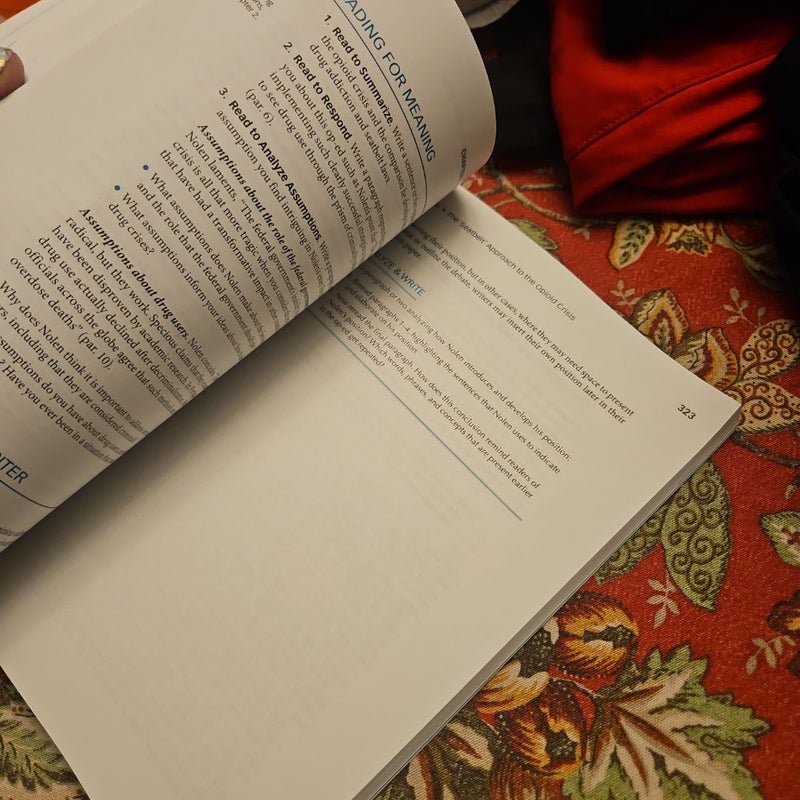 Reading Critically, Writing Well