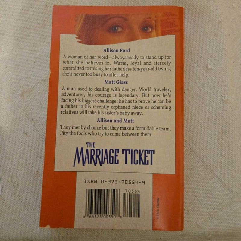 Marriage Ticket Women Who Dare