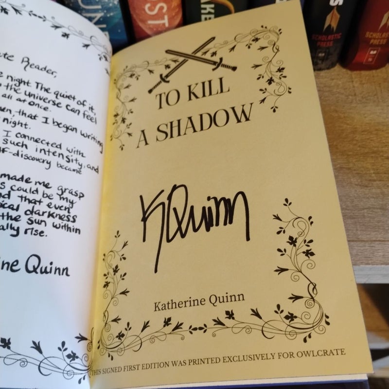 To Kill a Shadow (OwlCrate)