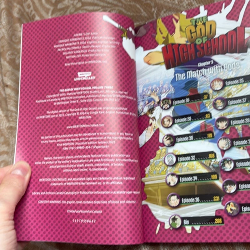 The God of High School Volume Three