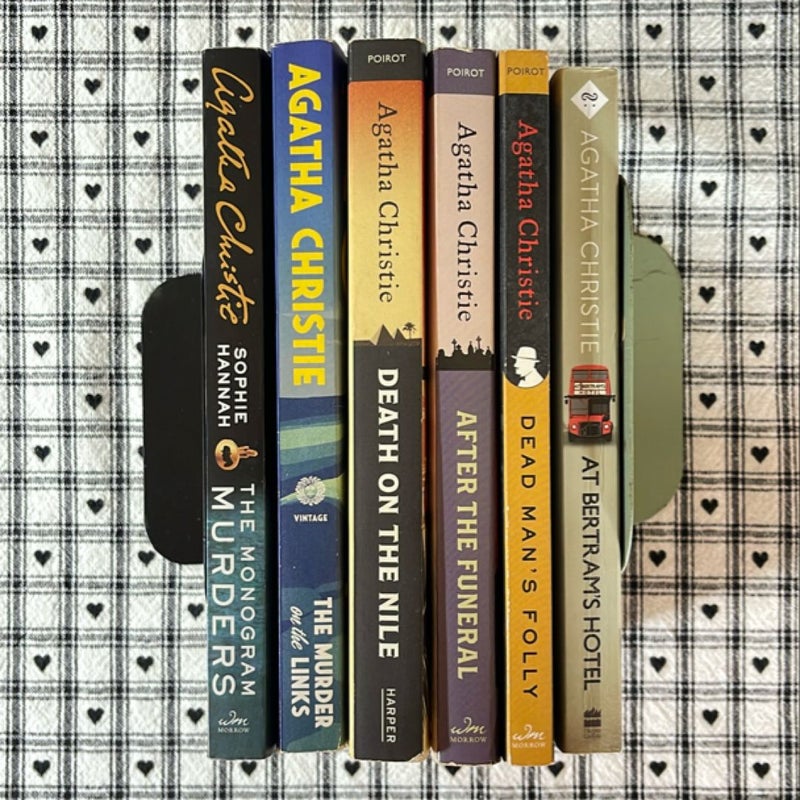 Agatha Christie BUNDLE | Death on the Nile| The Murder on the Links | After the Funeral |Dead Man’s Folly | At Bertram’s Hotel | The Monogram Murders