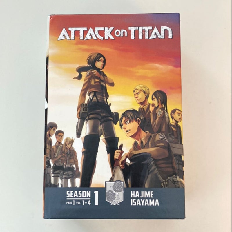 Attack on Titan Season 1 Part 1 Manga Box Set