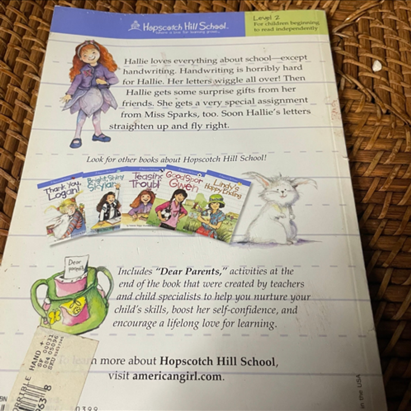 Hallie's Horrible Handwriting (Hopscotch Hill School)