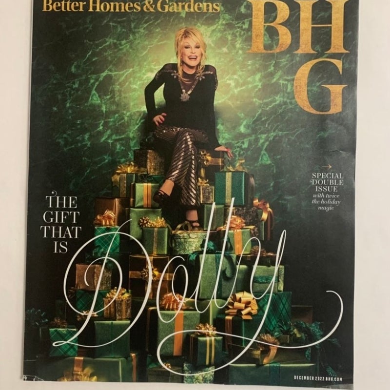 Better Homes & Gardens Dolly “The Gift That Is” Issue December 2022 
