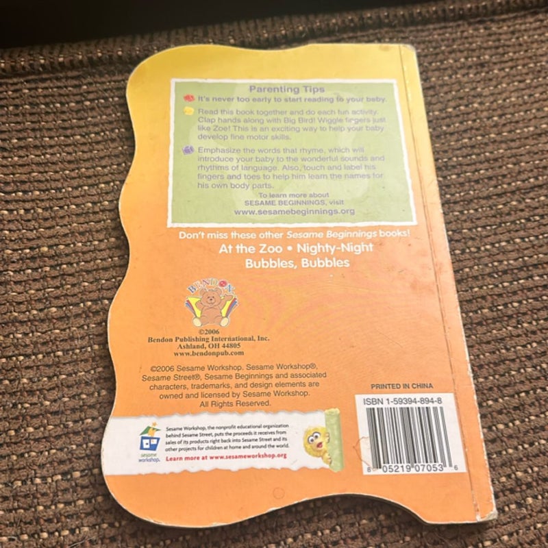 Eyes & Nose, Fingers & Toes (Sesame Beginnings) [Board book] Bendon Publishing..