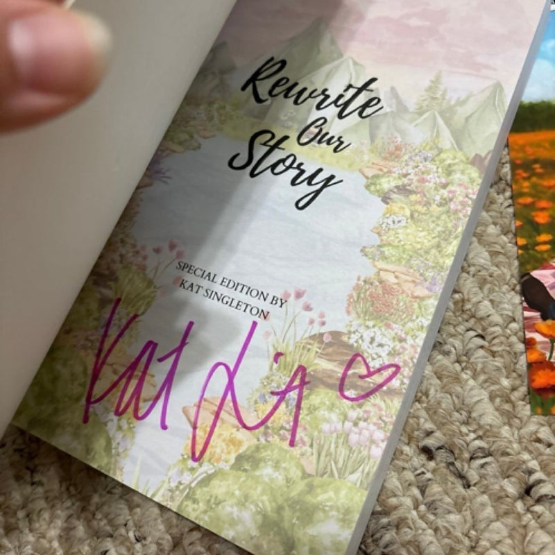 SIGNED Exclusive Kat Singleton Rewrite Our Story Sutten Mountain