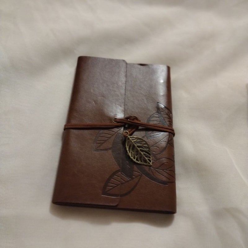 Brown Vintage Leather Cover Journal Notebook 