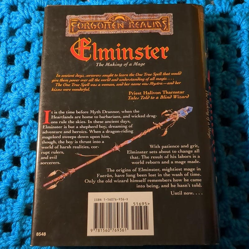 Ed Greenwood
ELMINSTER: THE MAKING OF A MAGE (Forgotten Realms) Hardback Book 