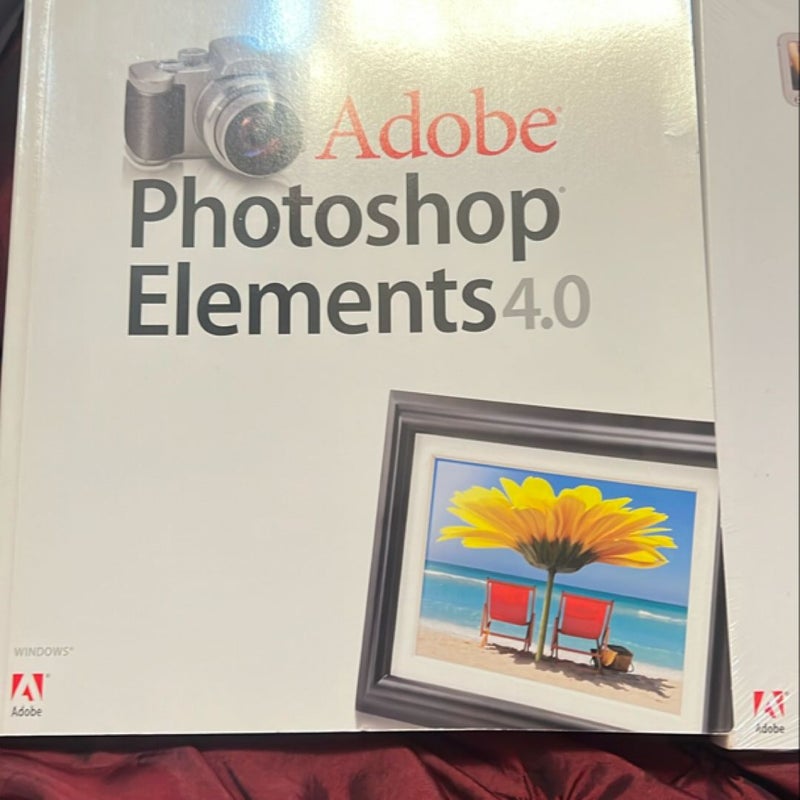 Adobe photoshop software premiere elements 2.0/4.0