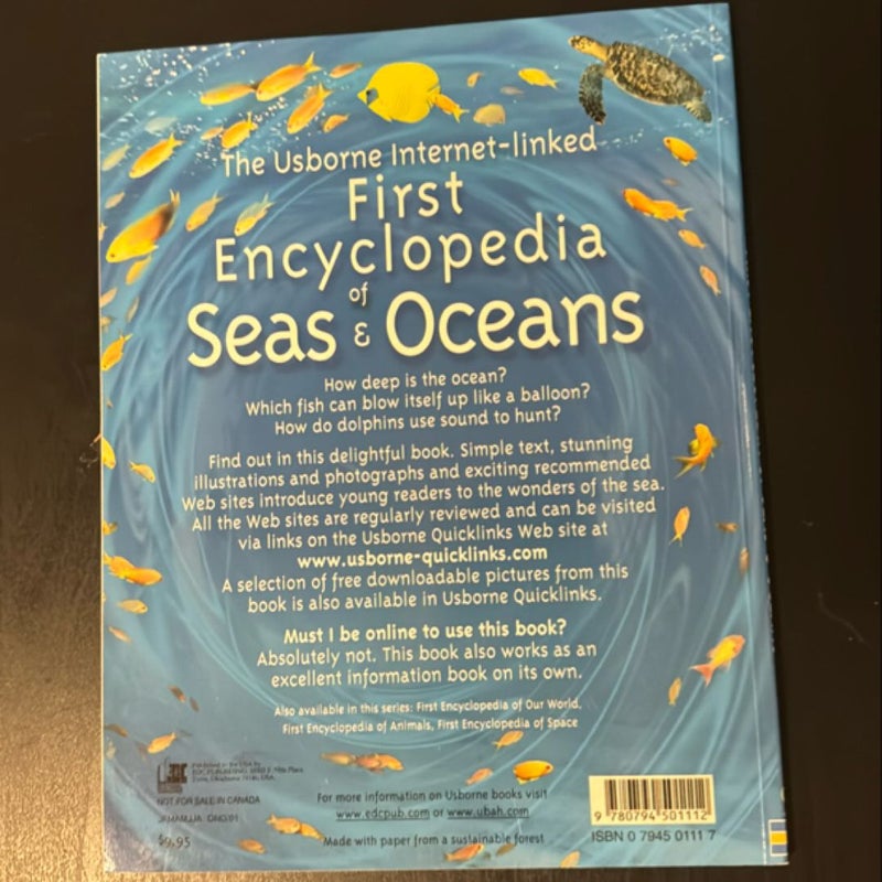 First Encyclopedia of Seas and Oceans Il