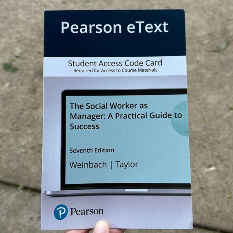 The Social Worker As Manager