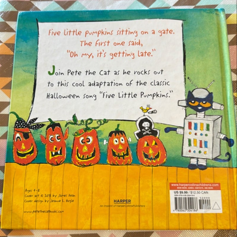 Pete the Cat: Five Little Pumpkins