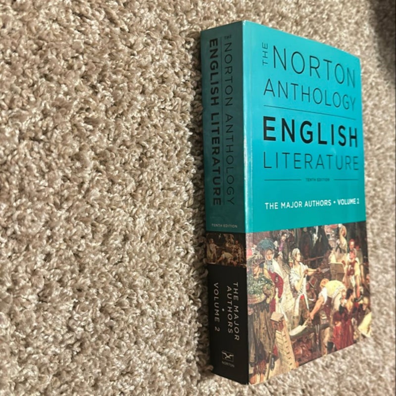 Norton Anthology of English Literature: the Major Authors, 10th Edition (Volume B)