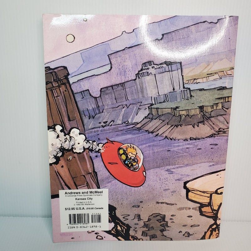 Bill Waterson Calvin And Hobbes Paperback Book Lot Of 4 Cartoon Collection