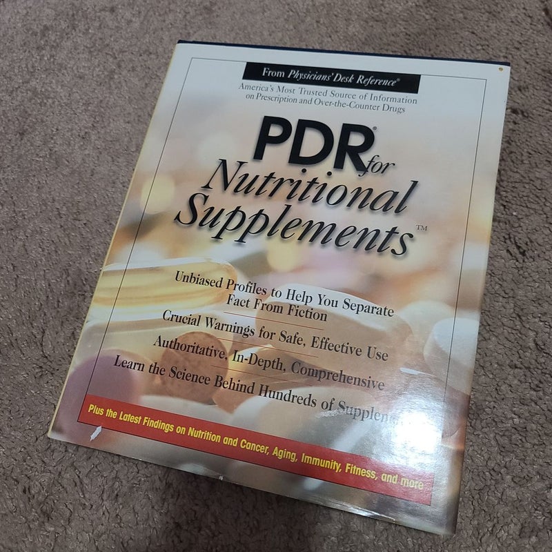 PDR for Nutritional Supplements