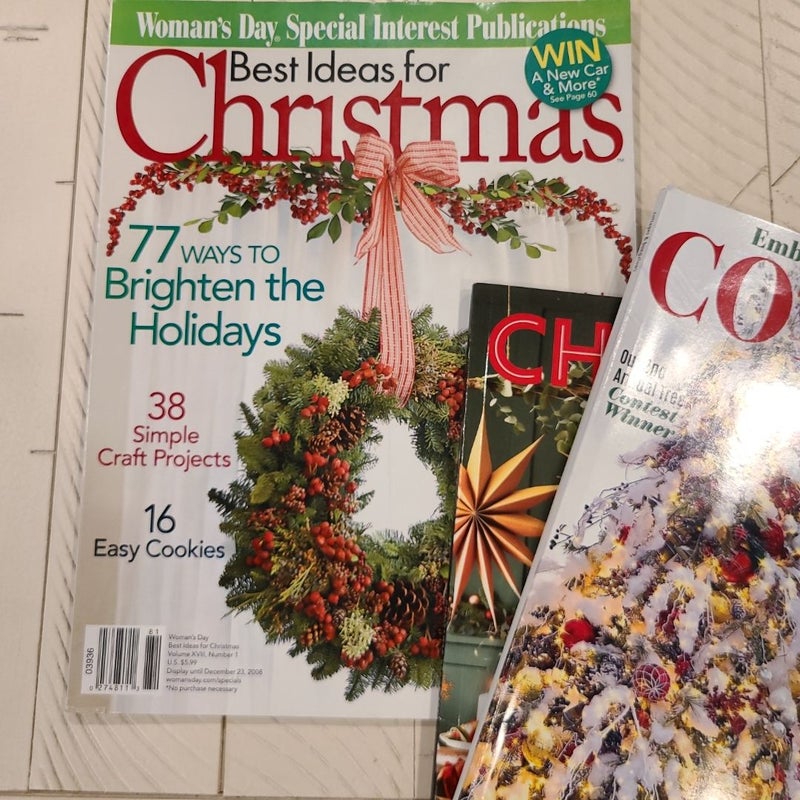 Various Christmas Magazines 