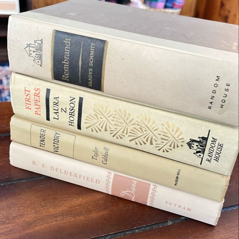 Vintage Bundle of 4 Books - Off White