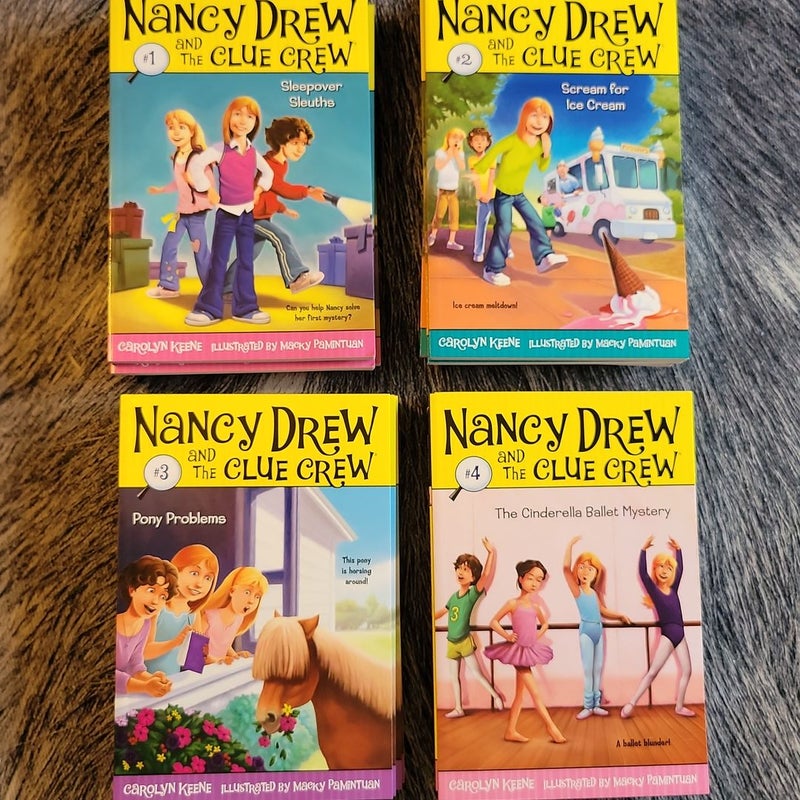 Nancy Drew and the Clue Crew #1-4