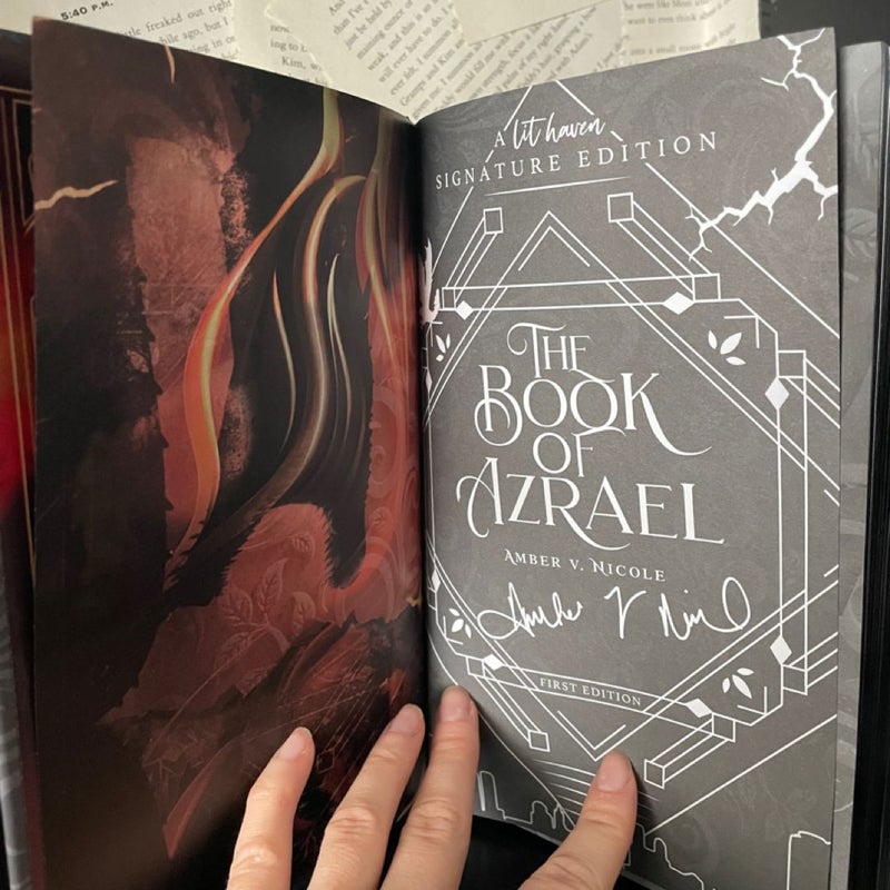 Book of Azrael LitHaven Special Edition