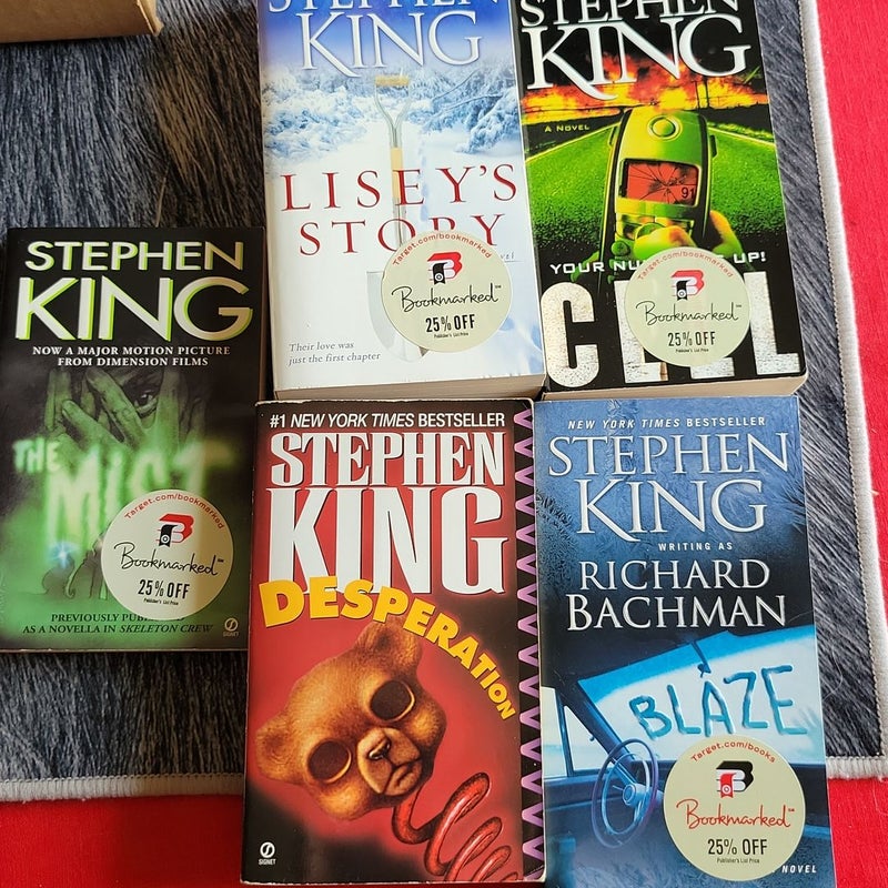 Stephen King Paperback Lot of 5