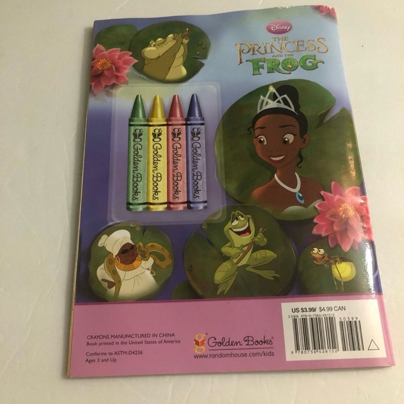 Disney The Princess and The Frog Coloring Book