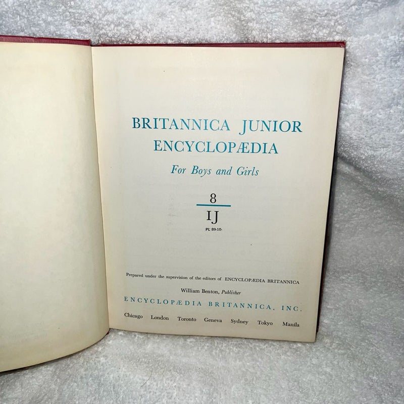 Britannica Junior Encyclopedia Vol. 8 I-J (1948) 