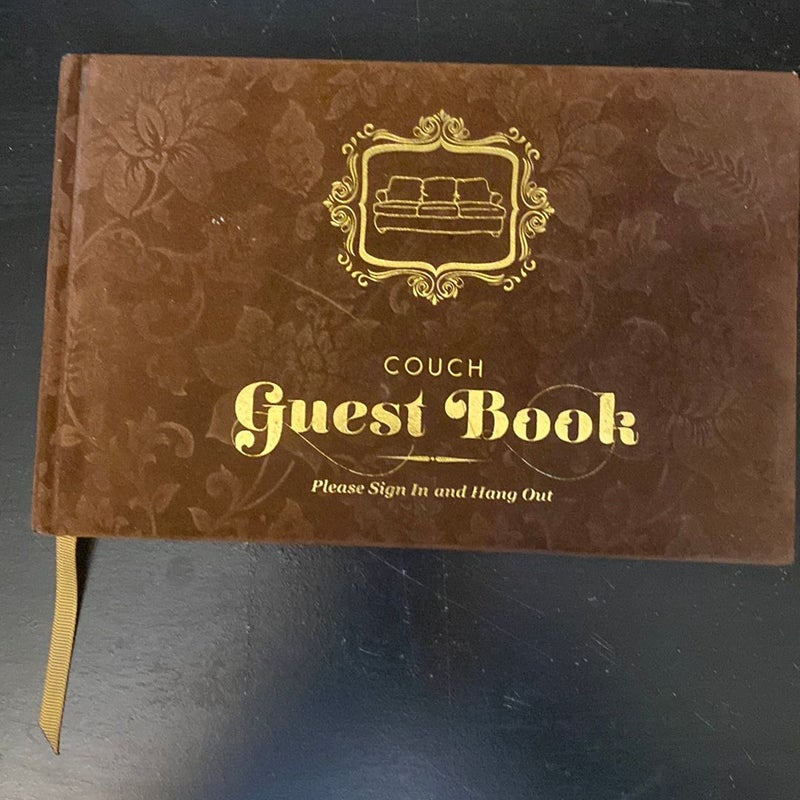 Knock Knock Couch Guest Book