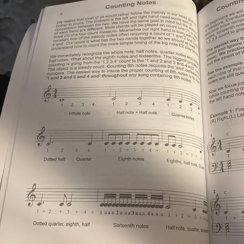 Easiest Chord Book for Piano