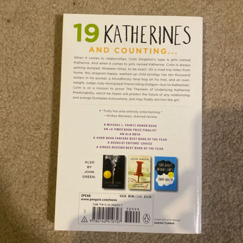 An Abundance of Katherines