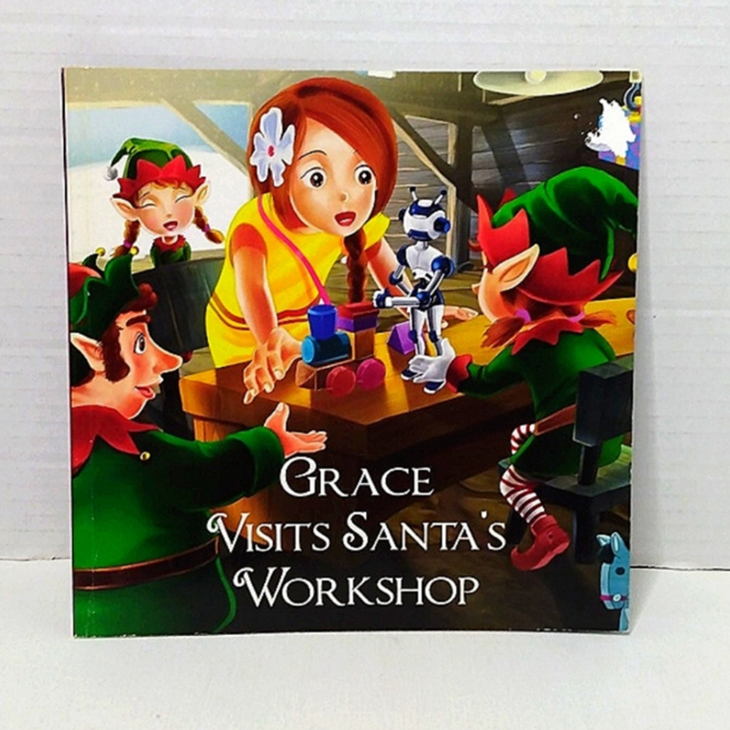 Grace visits Santa's workshop 