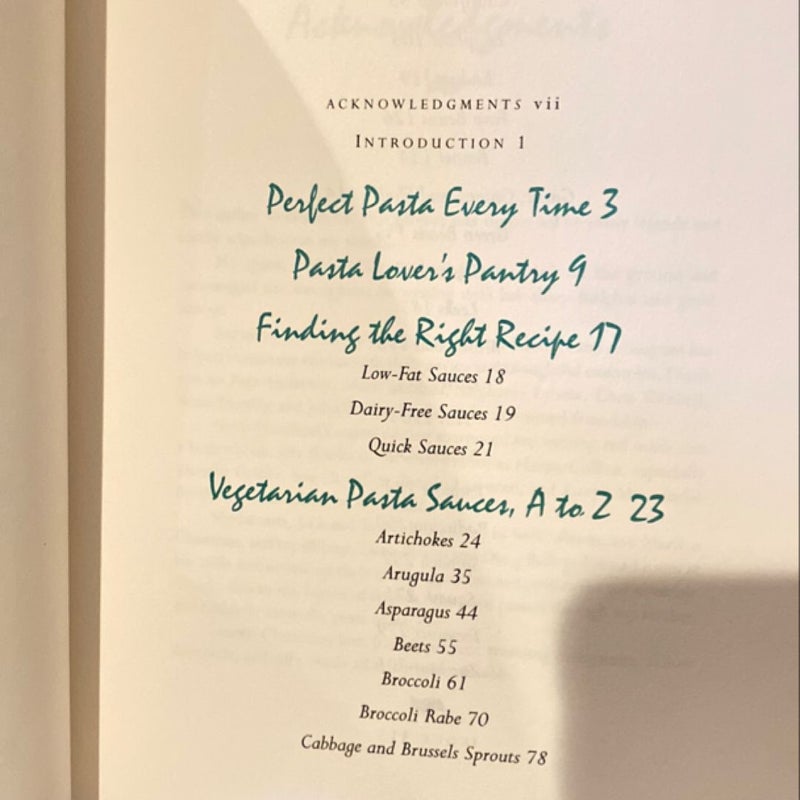 Pasta e Verdura—Signed