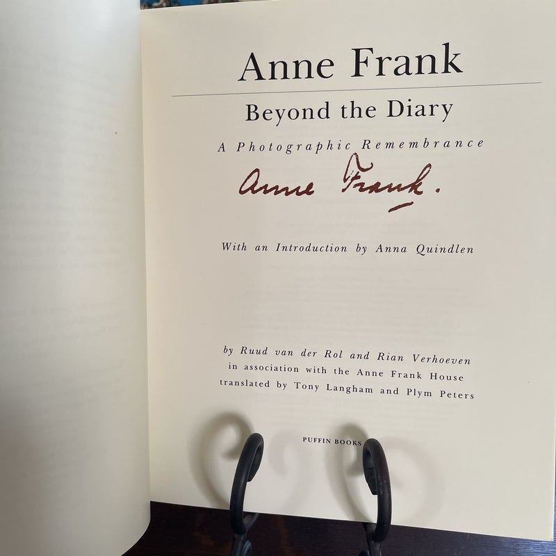 Anne Frank, Beyond the Diary