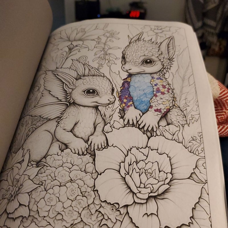 Cute Creepy Creatures Coloring Book for Adults