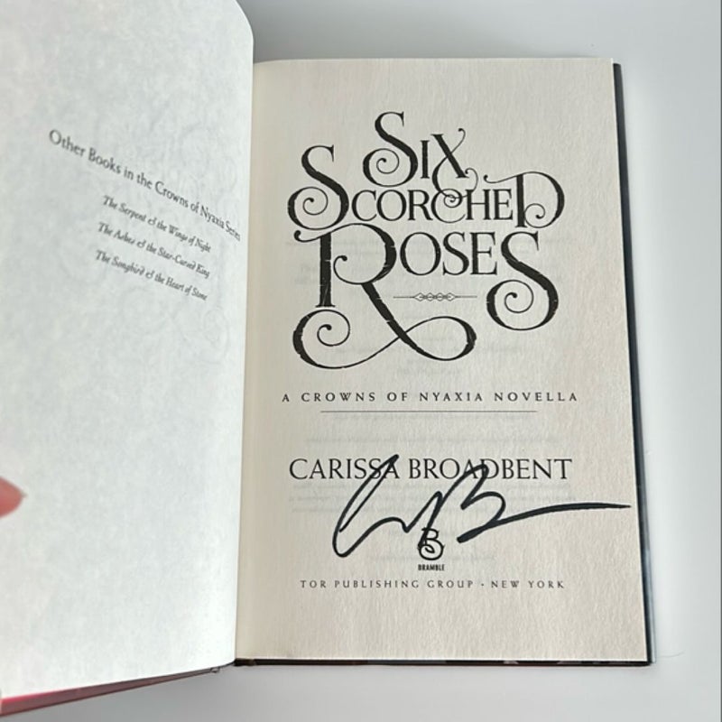 Six Scorched Roses (SIGNED)