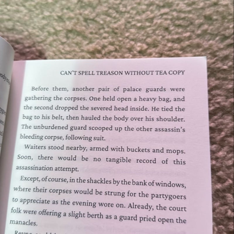 1st Edition Indie Misprint: Can't Spell Treason Without Tea