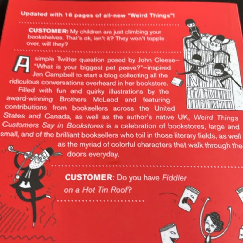 Weird Things Customers Say in Bookstores