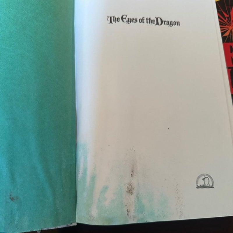 The Eyes of the Dragon by Stephen King 1987 True First Edition 1st HCB 