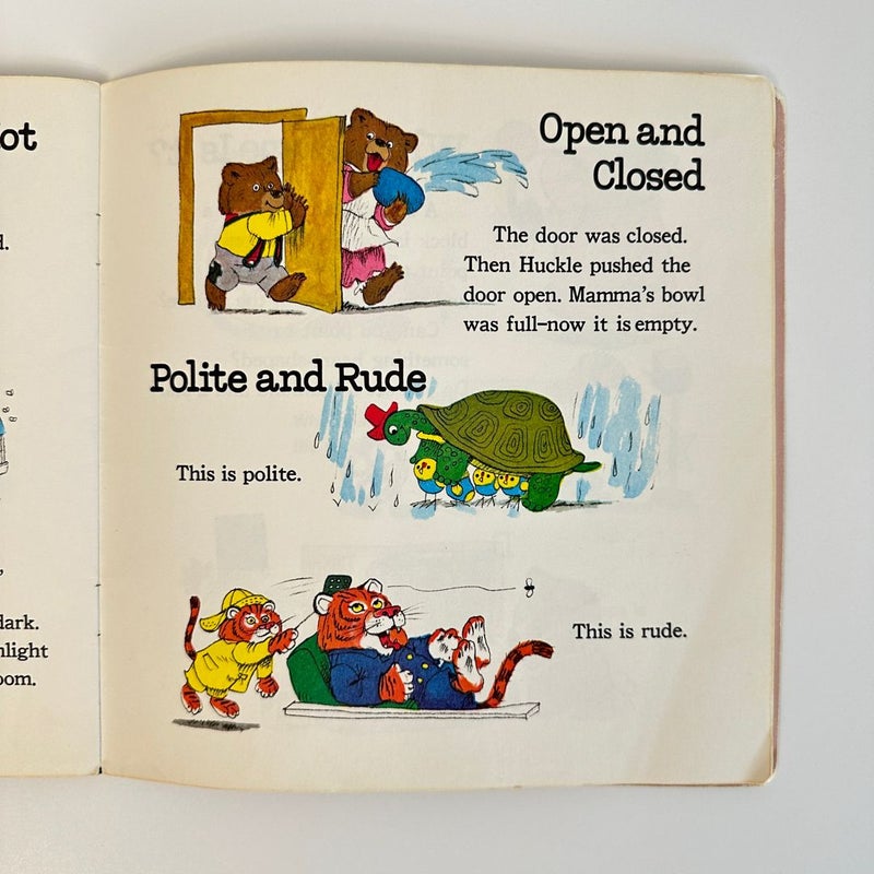 Short and Tall book by Richard Scarry, 1976, 1966, Golden Look Look