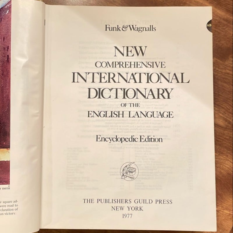 Funk & Wagnalls New Comprehensive International Dictionary of the English Language