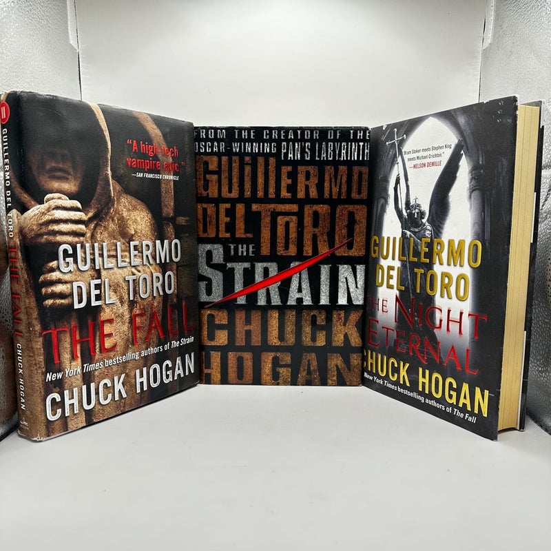 The Strain Trilogy 1-3 (all 1st editions 1st printings)