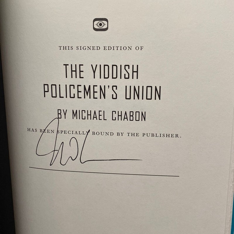The Yiddish Policemen's Union—Signed