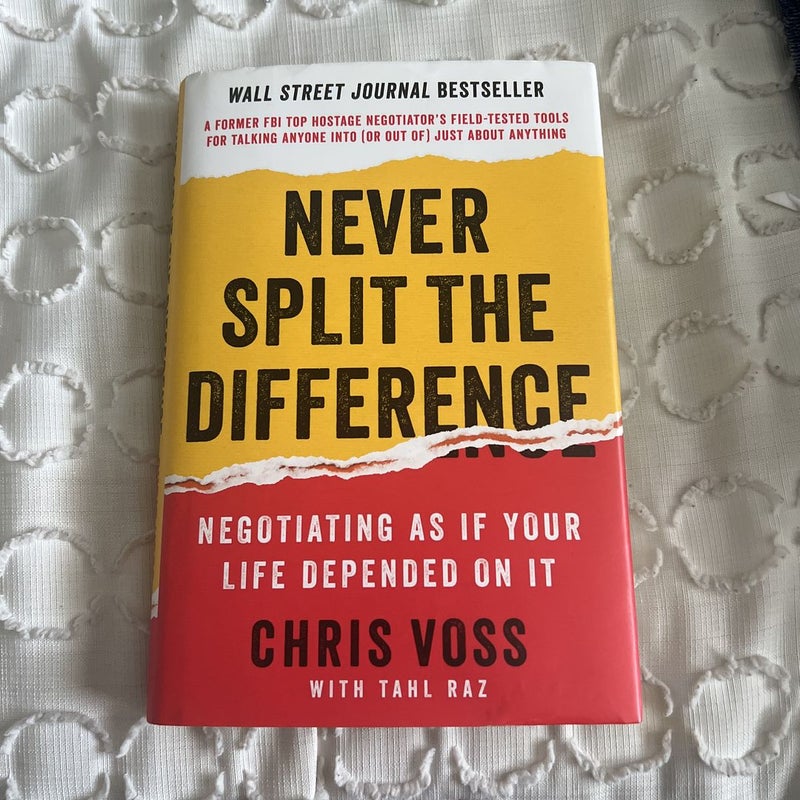 Buy 'Never Split The Difference' Book In Excellent Condition At