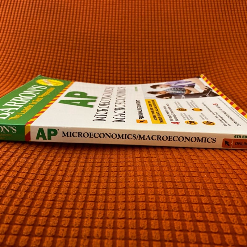 Barron Advanced Placement (AP) Microeconomics/Macroeconomics Prep, 6th Ed 2018