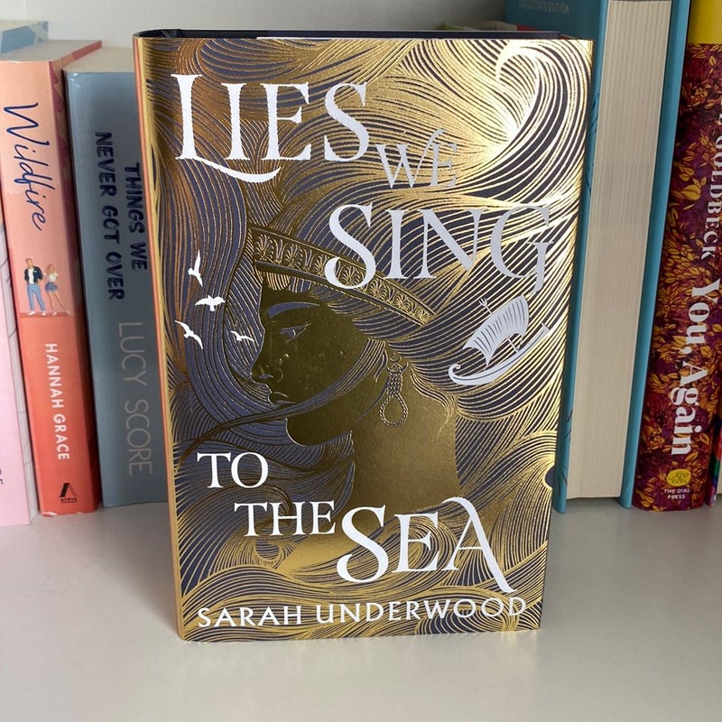 Lies We Sing to the Sea *Illumicrate* by Sarah Underwood, Hardcover ...