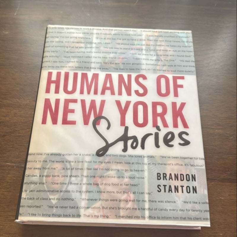 Humans of New York: Stories