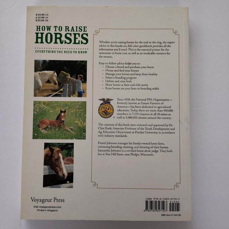 How to Raise Horses