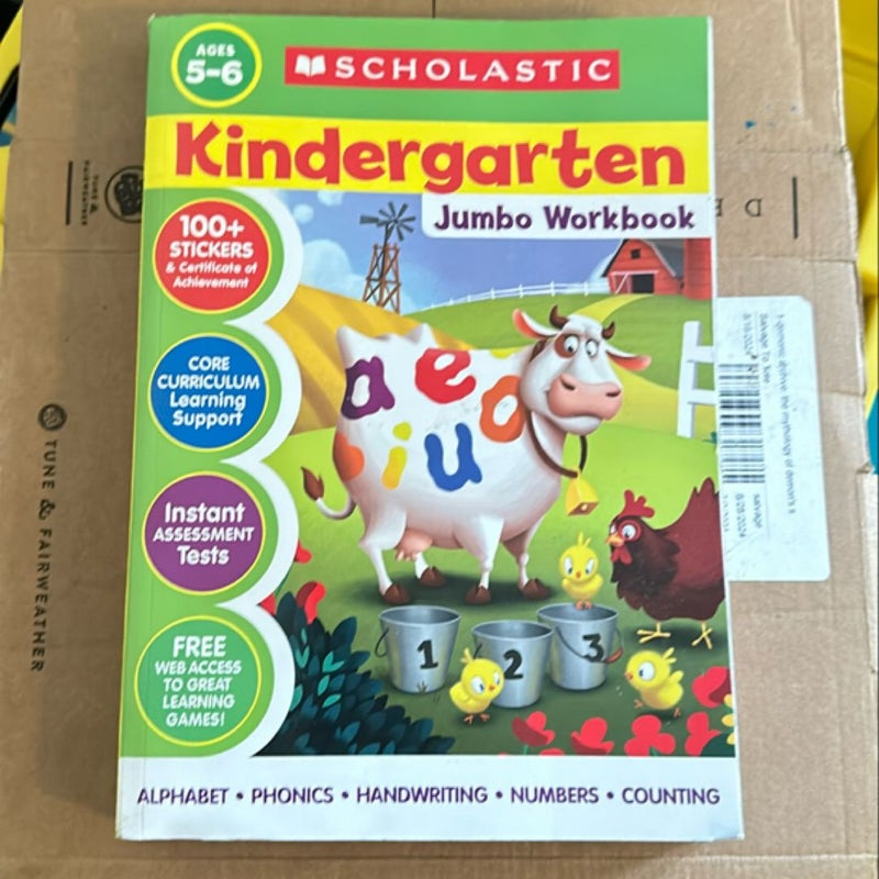 Kindergarten jumbo workbook