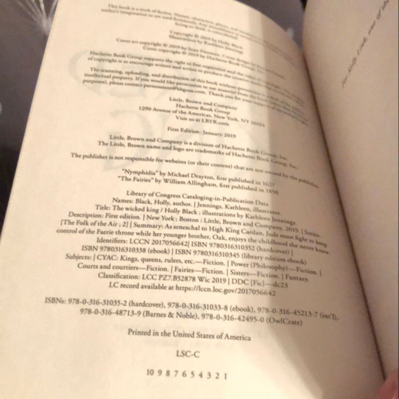 Barnes and Noble Edition of The Wicked King